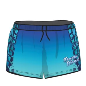 Rugby Shorts | Fraser Island (K'gari) Trax Blue ★Pre-Order★