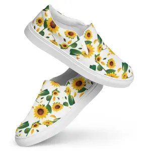 Runway Ready Sunflower Canvas Shoes for Women