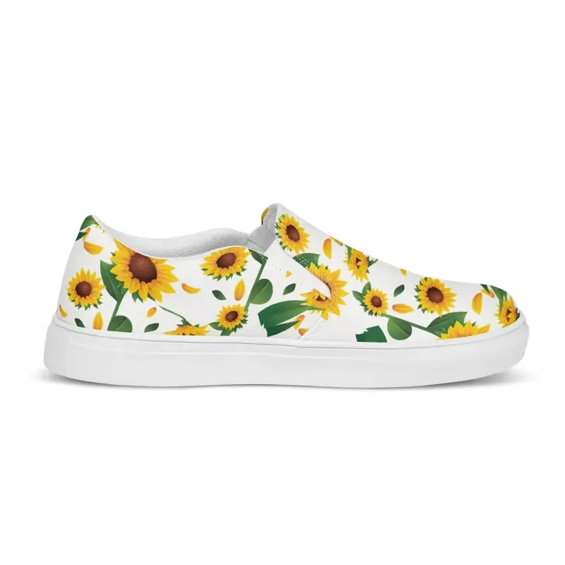 Runway Ready Sunflower Canvas Shoes for Women