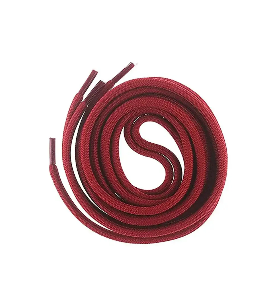 SHOESHINE Shoe Lace (1 Pair) 4mm Black Round Shoelace & Boot Laces
