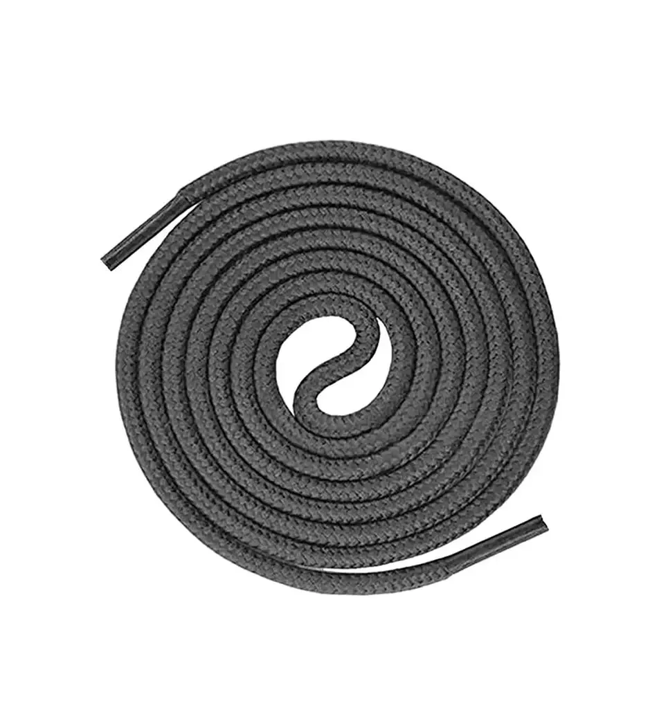 SHOESHINE Shoe Lace (1 Pair) 4mm Black Round Shoelace & Boot Laces
