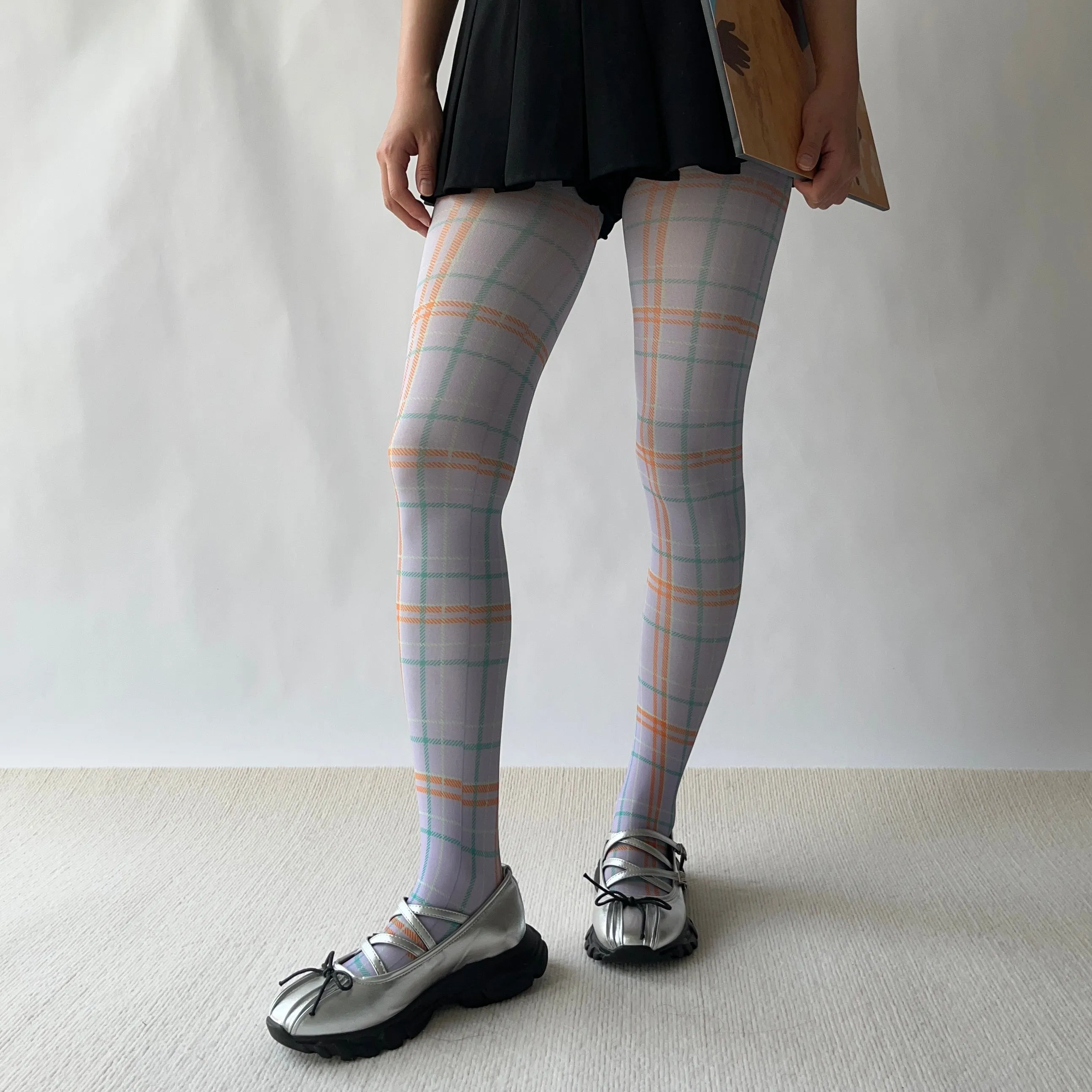 Silver Bow Deco Ballet Sneakers