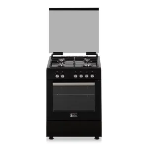 Simfer MFT1-6402SGRSP 60 cm Gas Cooker Black