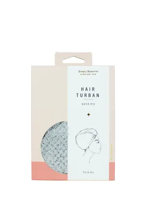 SIMPLY ESSENTIAL 21-1301G Hair Turban Grey