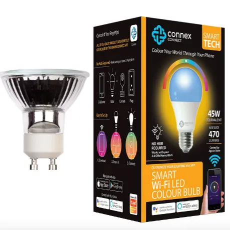 Smart WiFi Bulb 4.5W LED RGB White GU10  CC-L1006