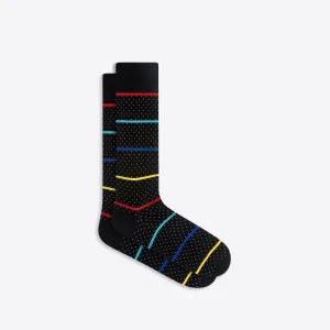 Specks and Stripes Mid-Calf Socks