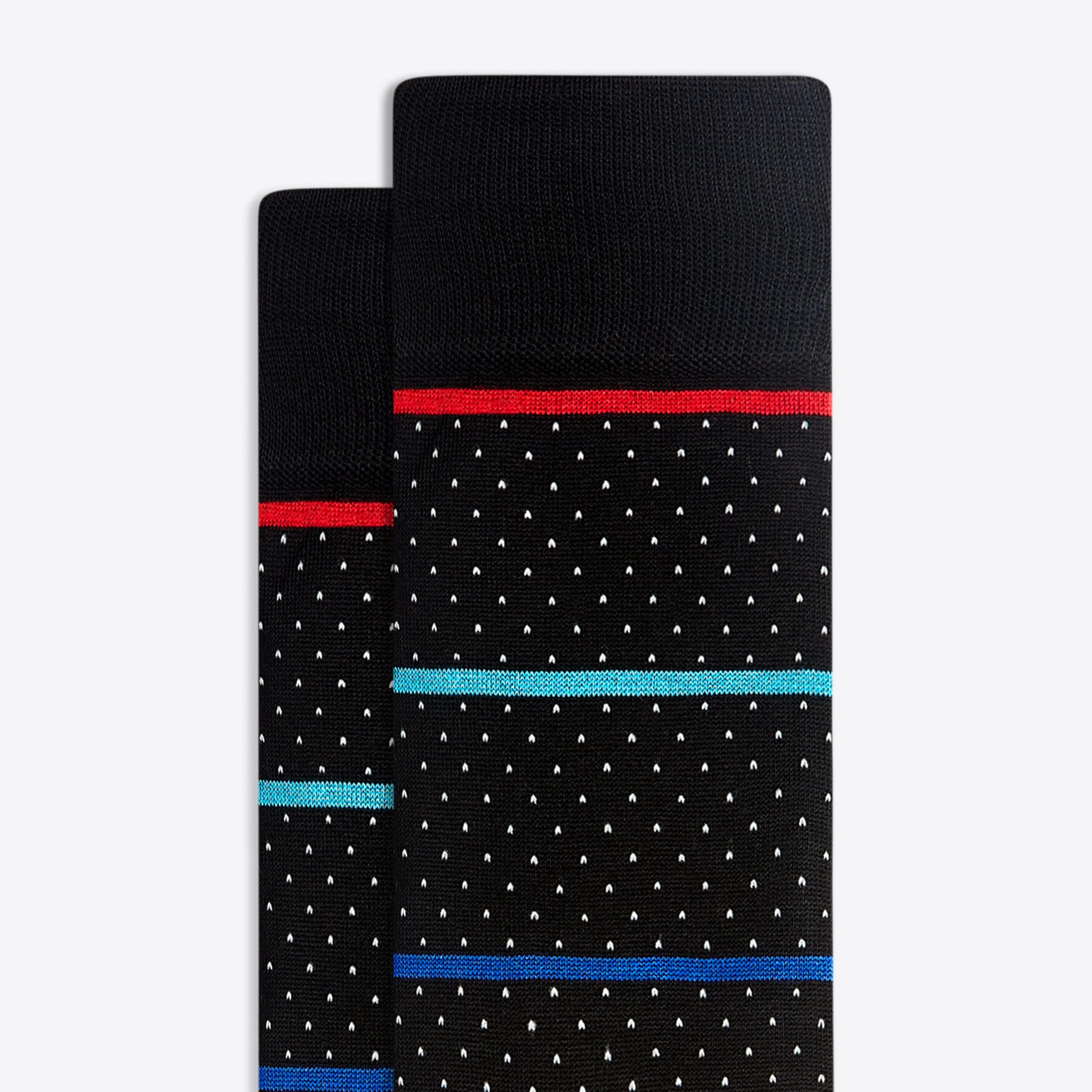 Specks and Stripes Mid-Calf Socks