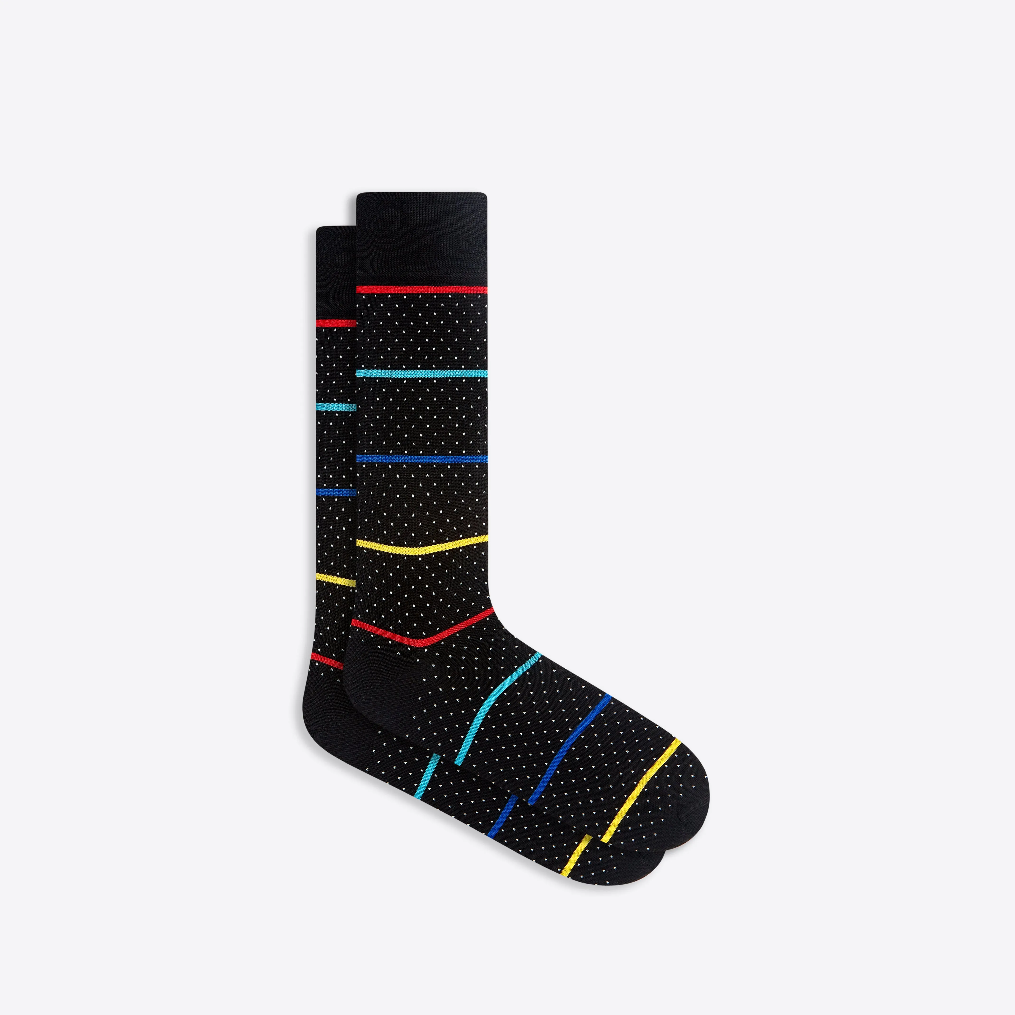 Specks and Stripes Mid-Calf Socks