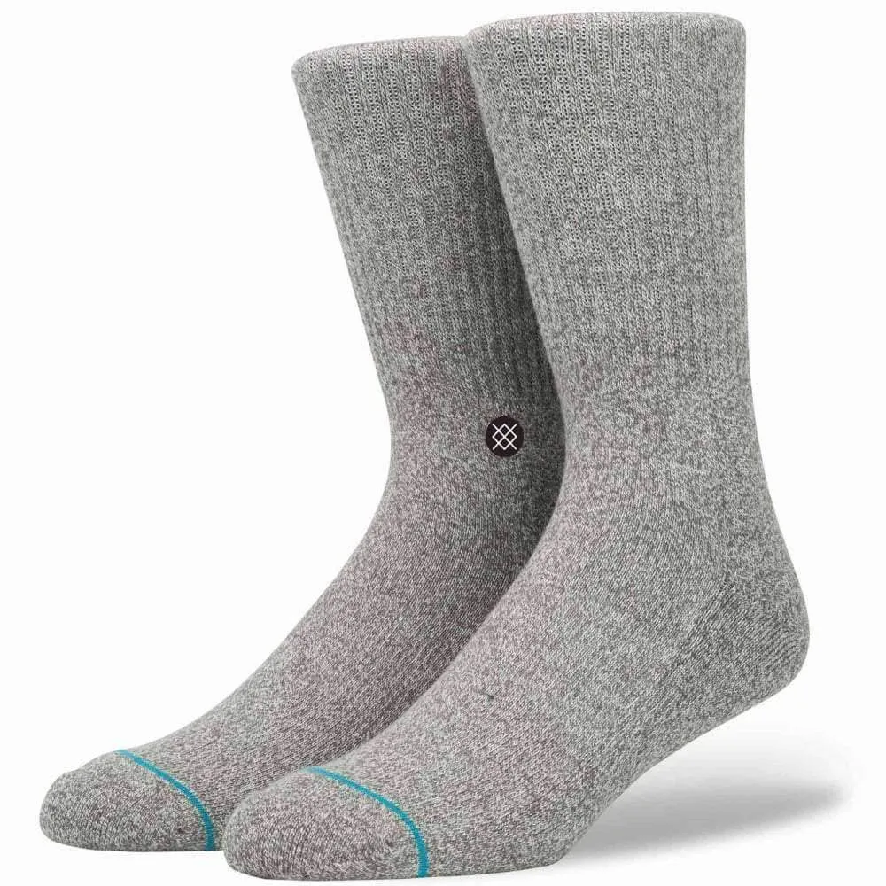 Stance Icon Socks - Grey Heather