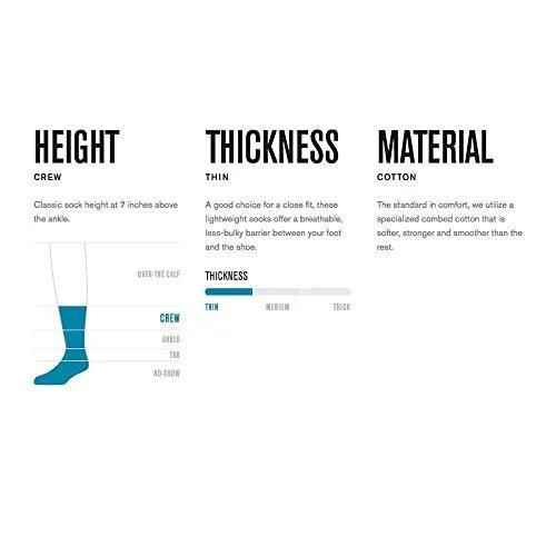 Stance Men's Rockets Jersey Socks Red M