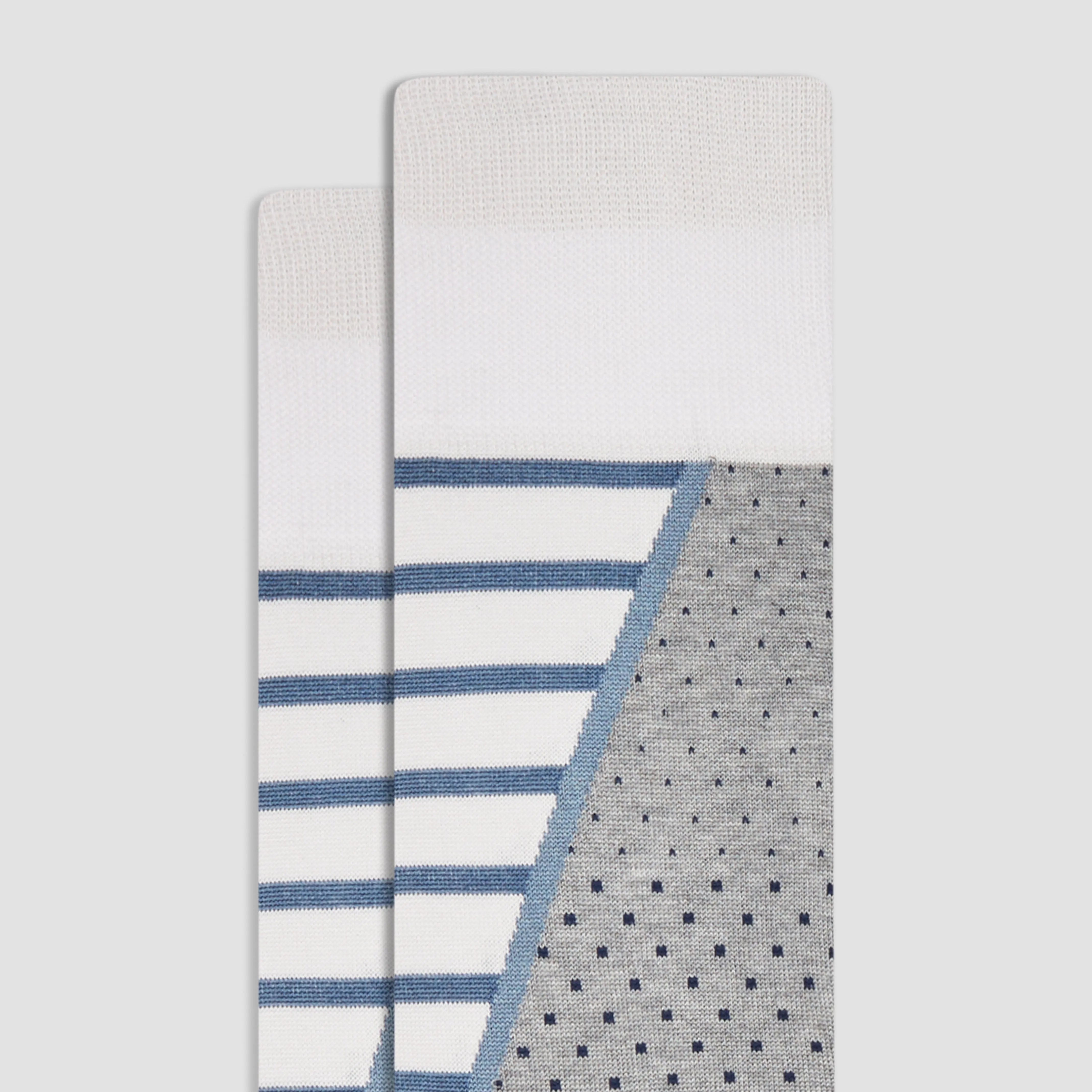 Stripe and Dot Mid-Calf Socks