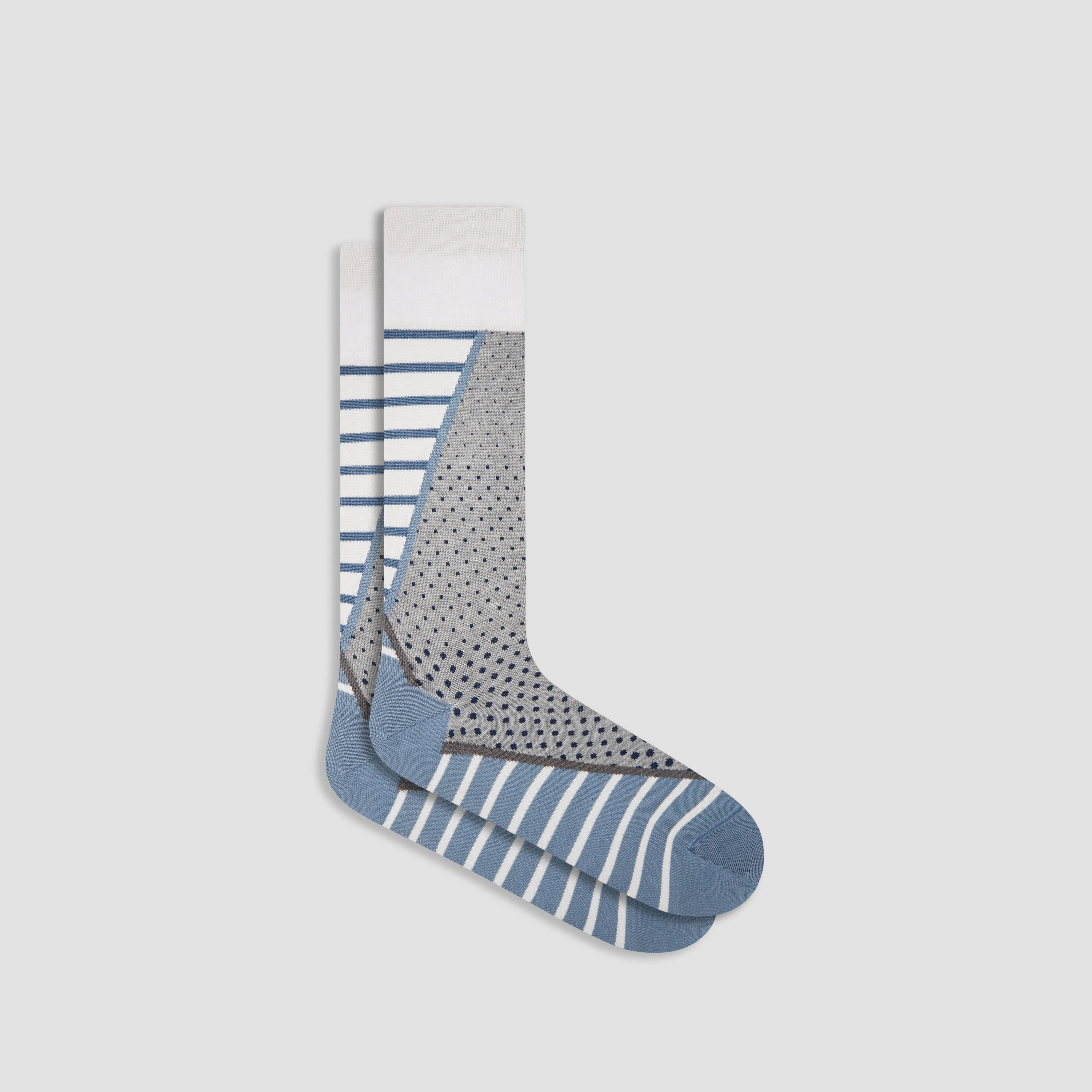 Stripe and Dot Mid-Calf Socks