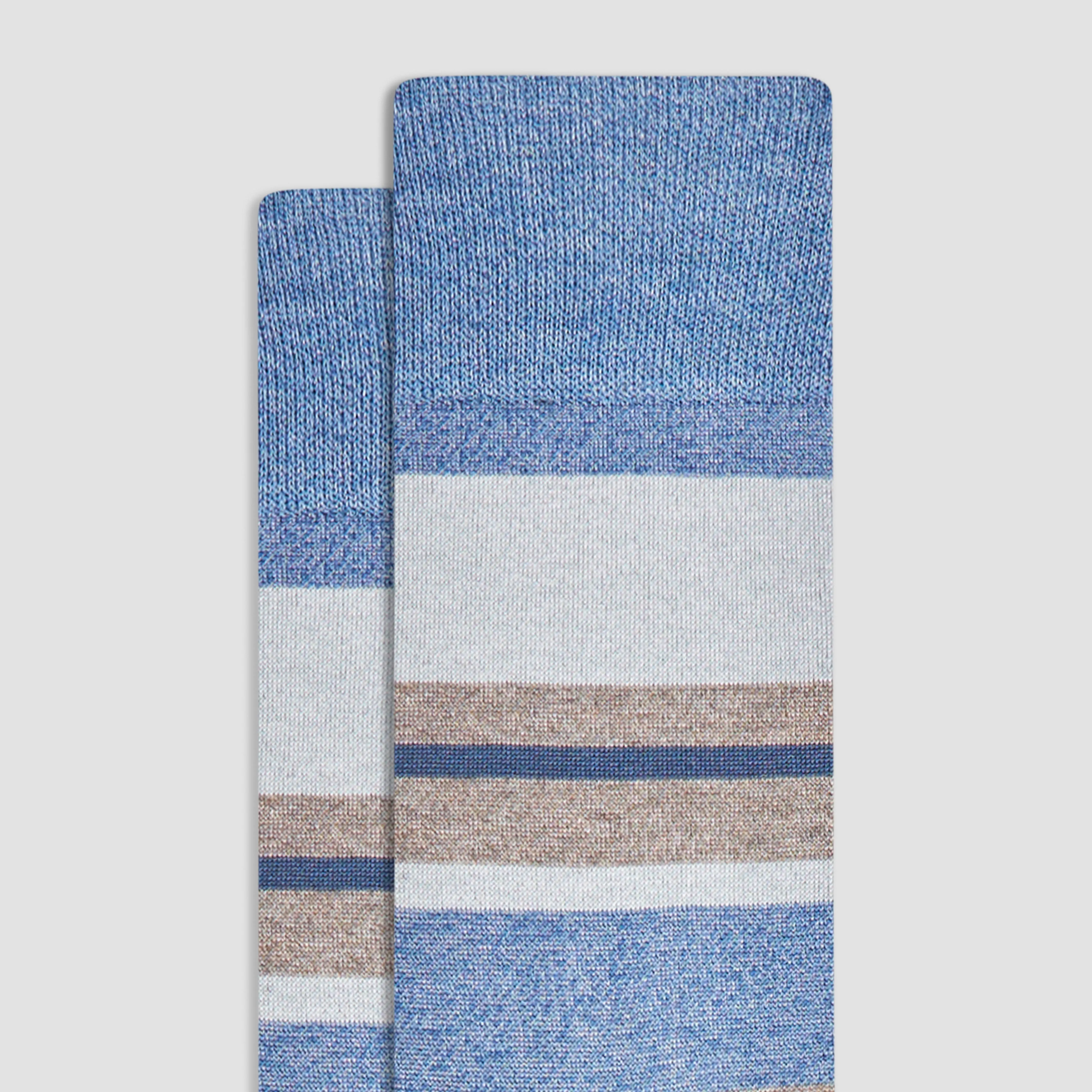 Striped Mid-Calf Socks
