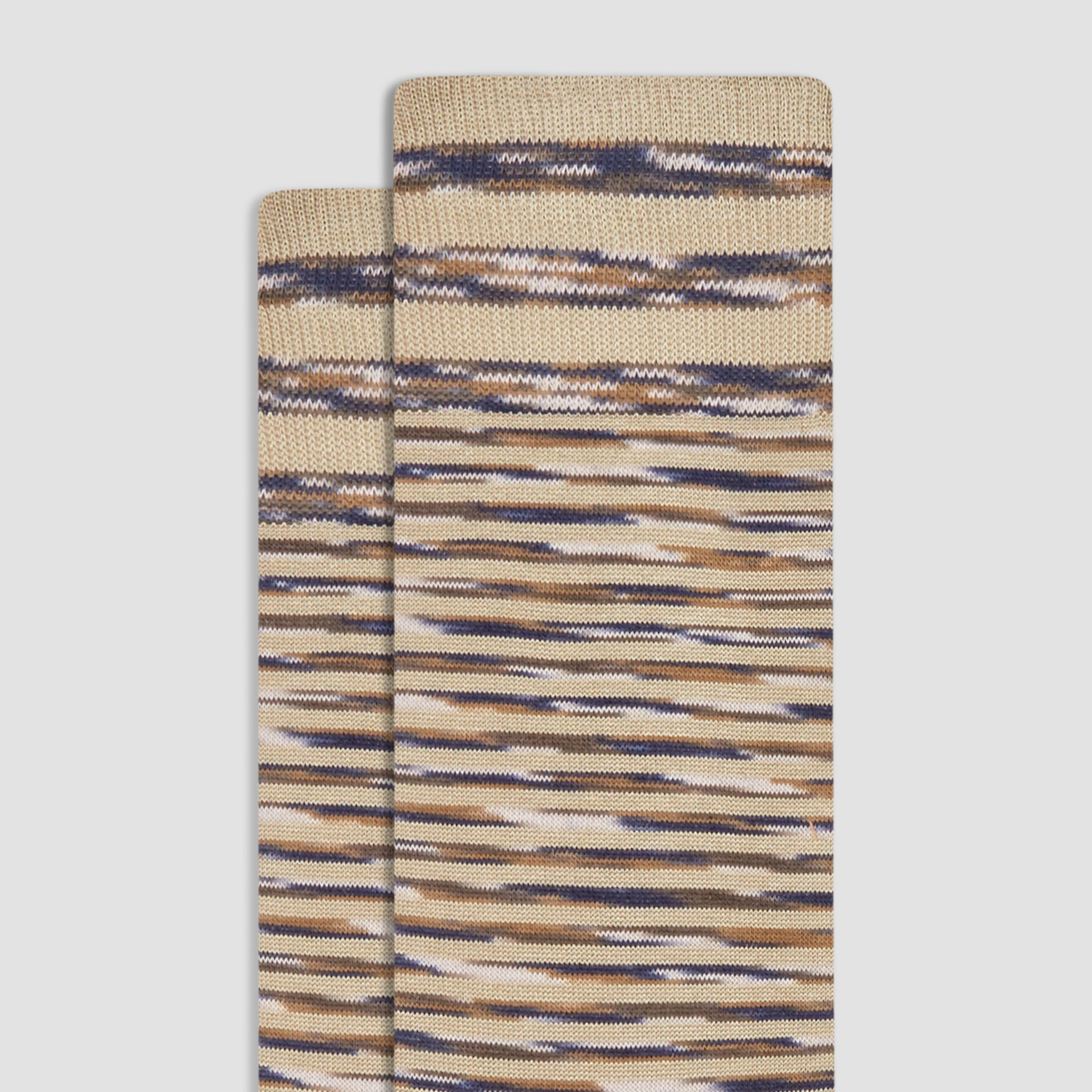 Striped Mid-Calf Socks