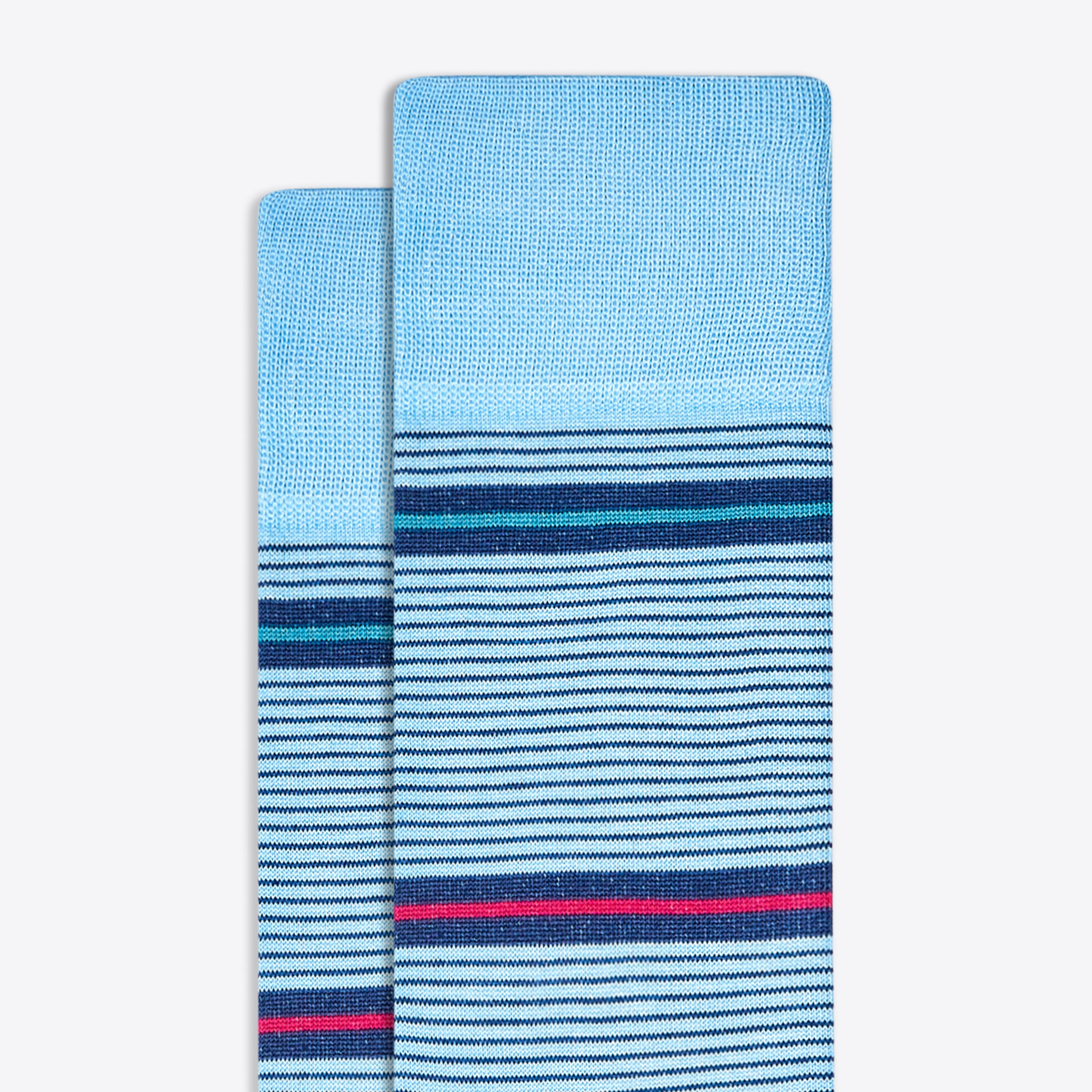 Striped Mid-Calf Socks