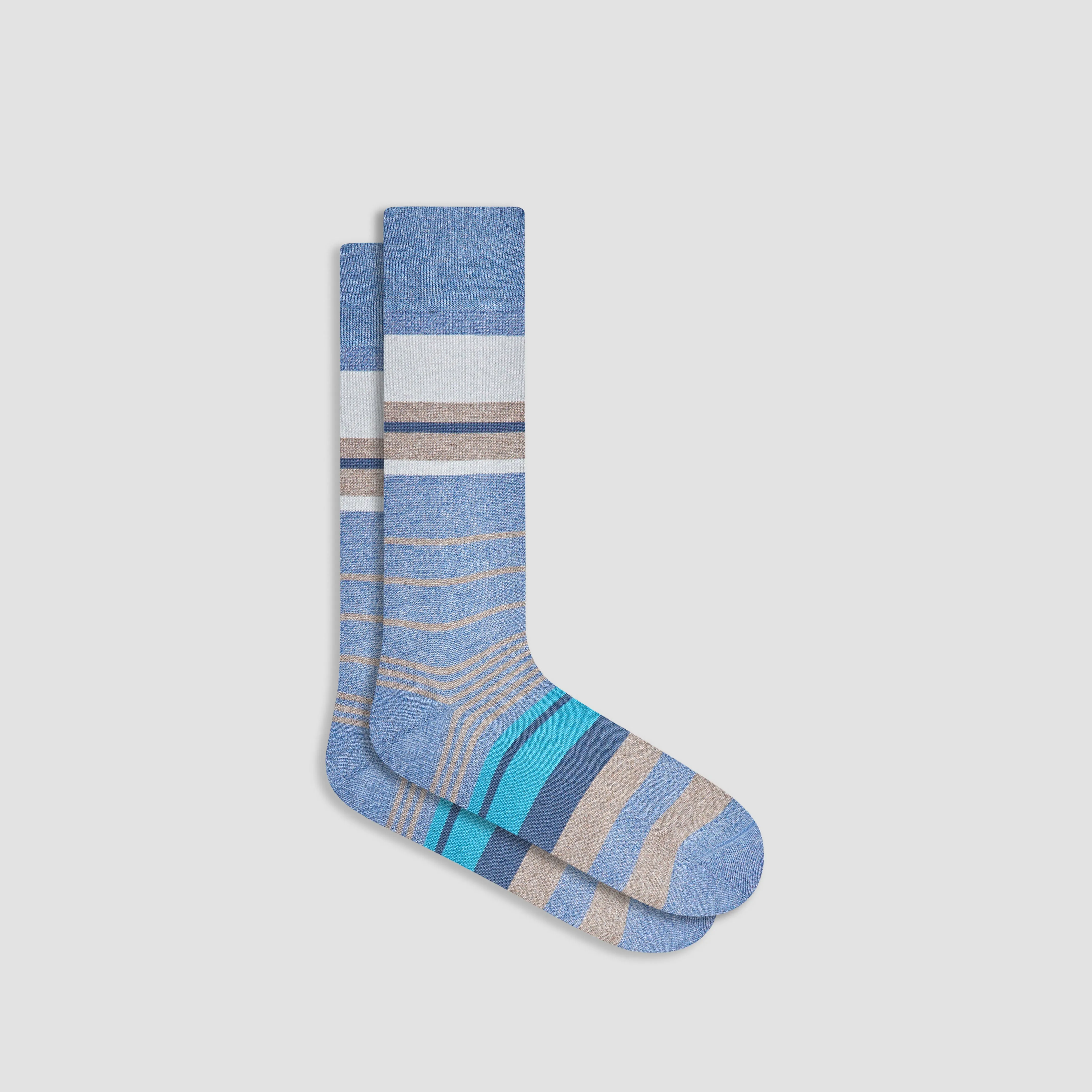 Striped Mid-Calf Socks