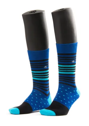 Stripes and Dots Design Men Socks
