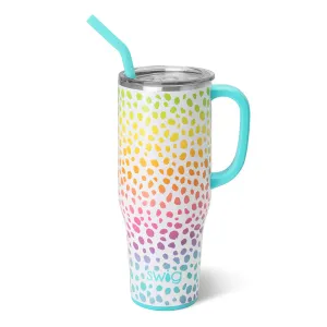 Swig 40 oz. Mega Mug Tumbler with Straw - Wild Child Cheetah Leopard Print