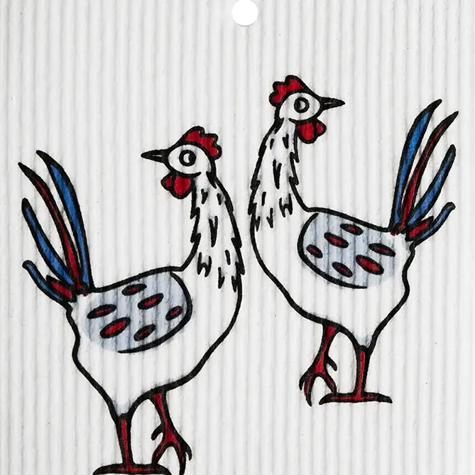 TALLA: Swedish Wash Towels with 4-Legged Friends (and fish!)