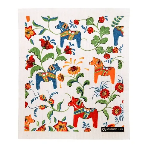 TALLA: Swedish Wash Towels with 4-Legged Friends (and fish!)