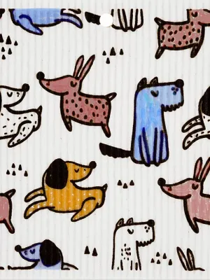 TALLA: Swedish Wash Towels with 4-Legged Friends (and fish!)