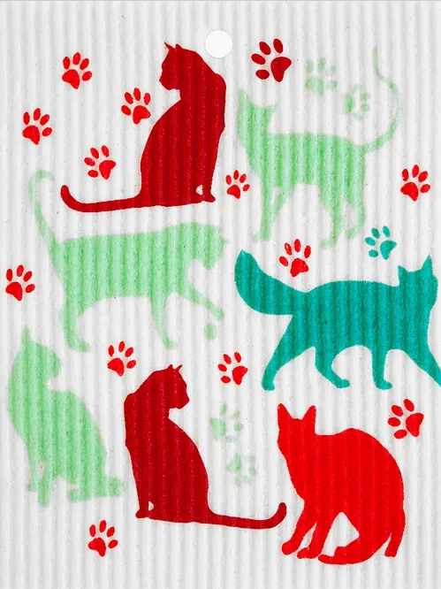TALLA: Swedish Wash Towels with 4-Legged Friends (and fish!)