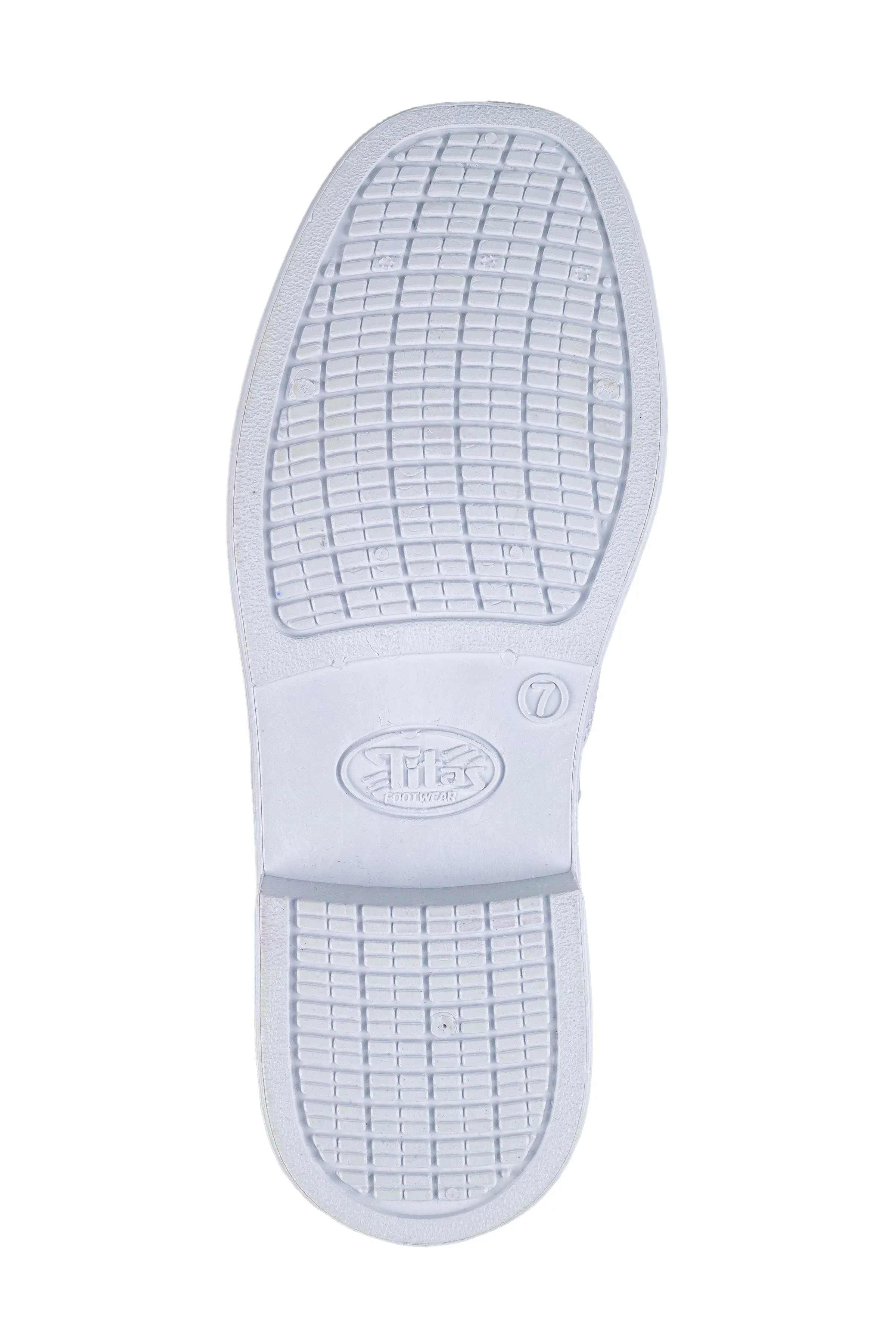 Titas Boys White School Shoe (9 Years & Above)