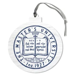 TMU Seal Ornament (Round)