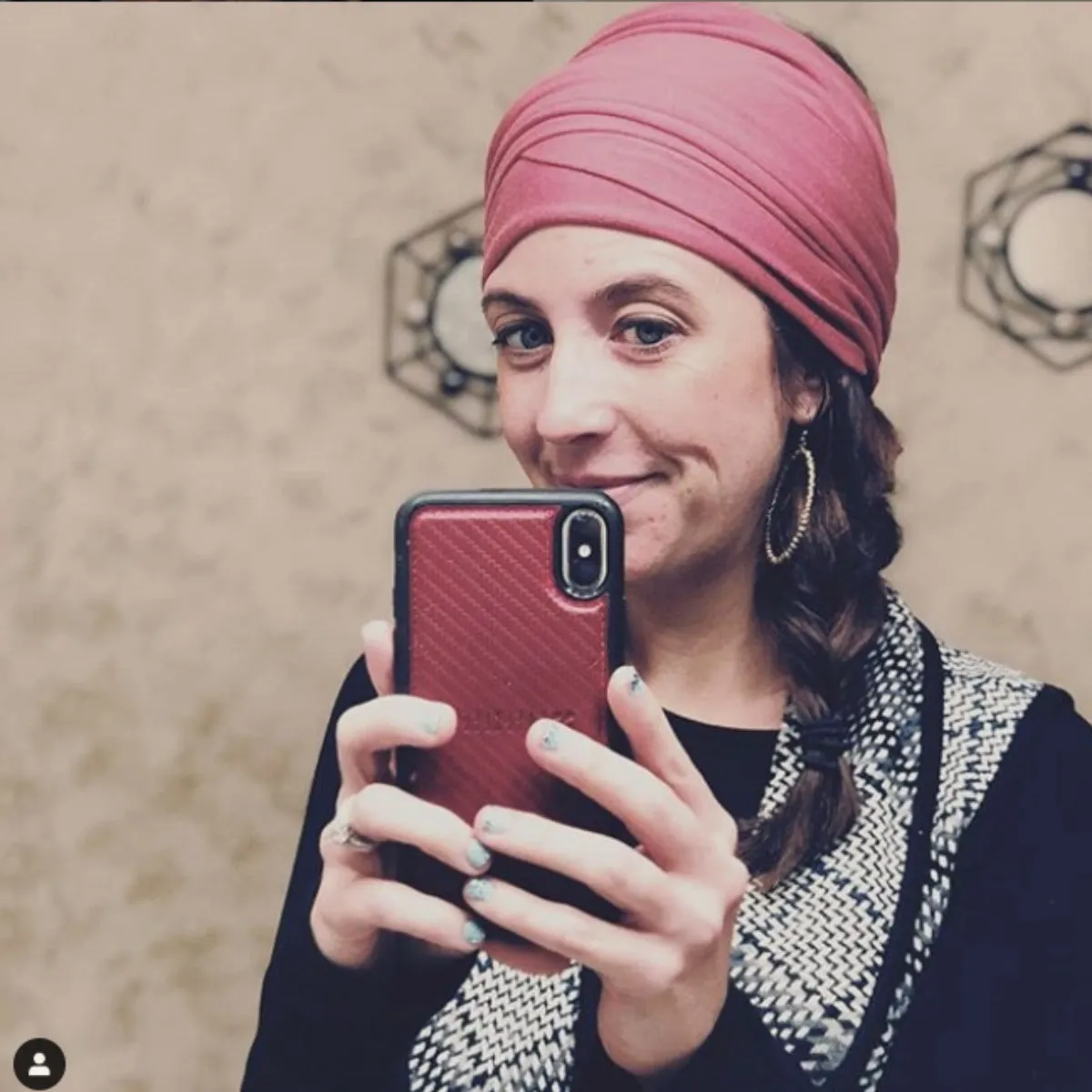 TURKISH ROSE Head Scarf