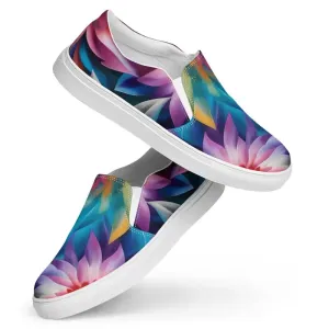 Turn Heads in Psychedelic Womens Slip on Shoes