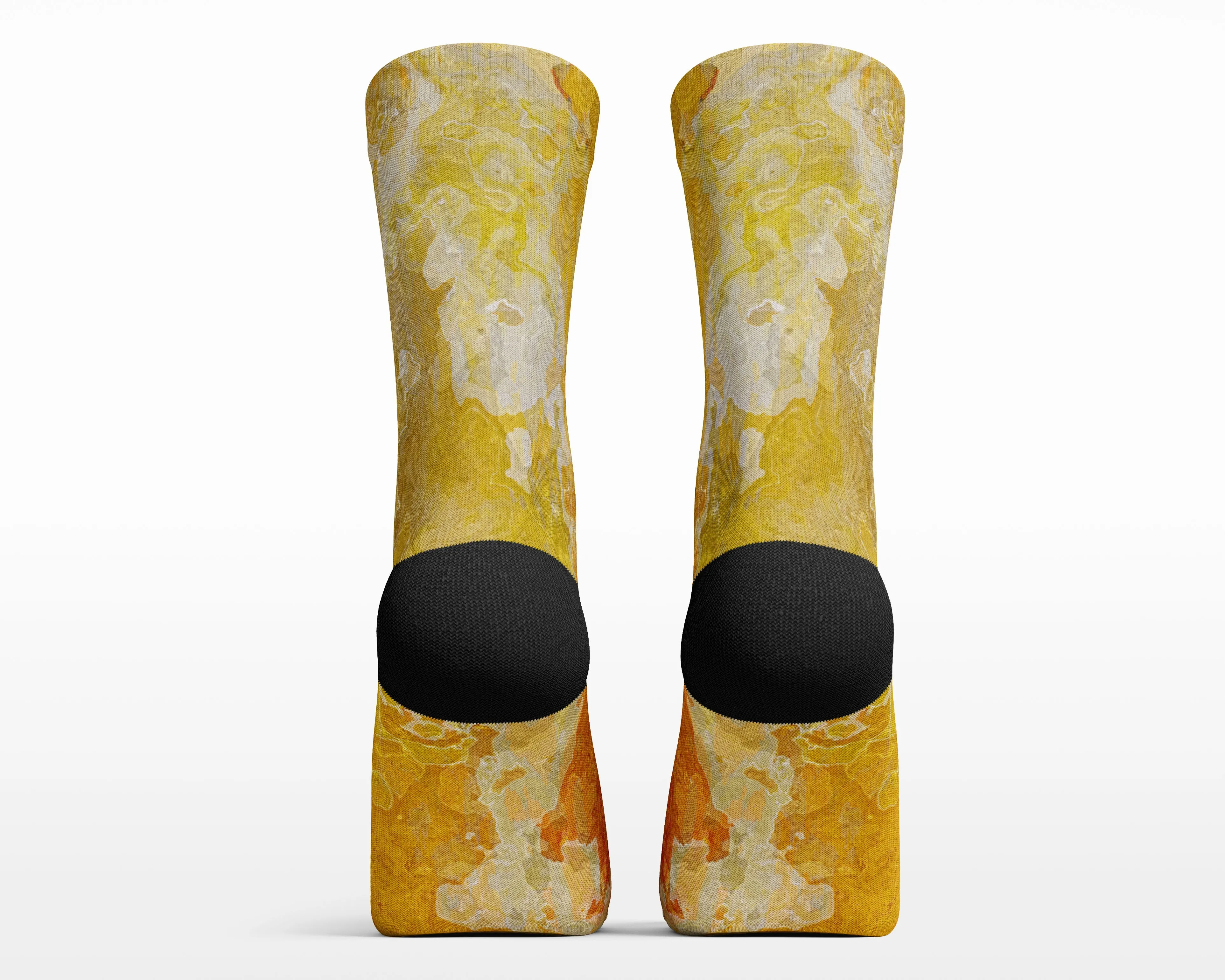 Unisex Socks, Evening Gold