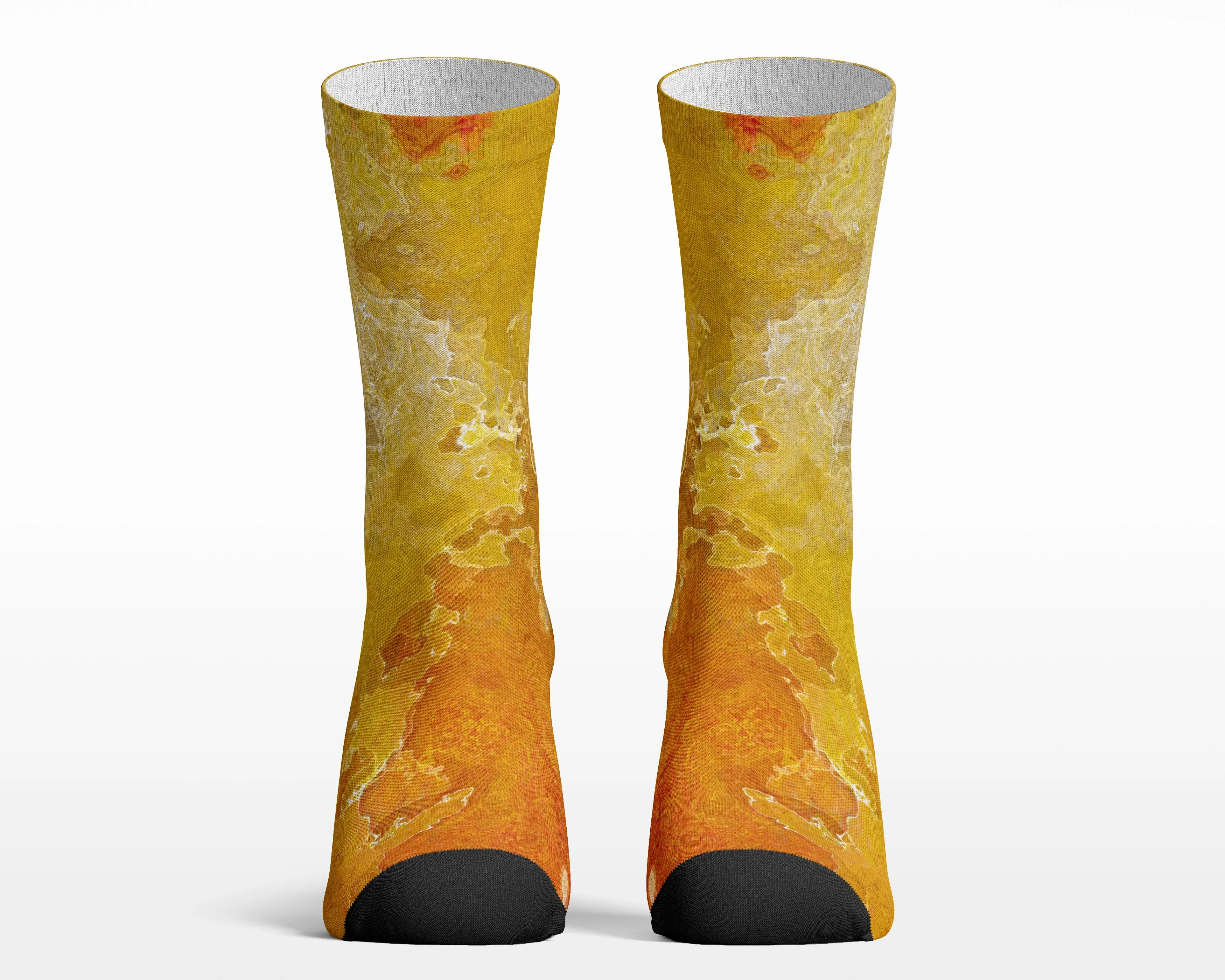 Unisex Socks, Evening Gold