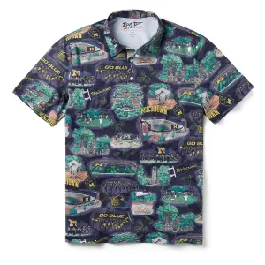 UNIVERSITY OF MICHIGAN SCENIC PERFORMANCE POLO