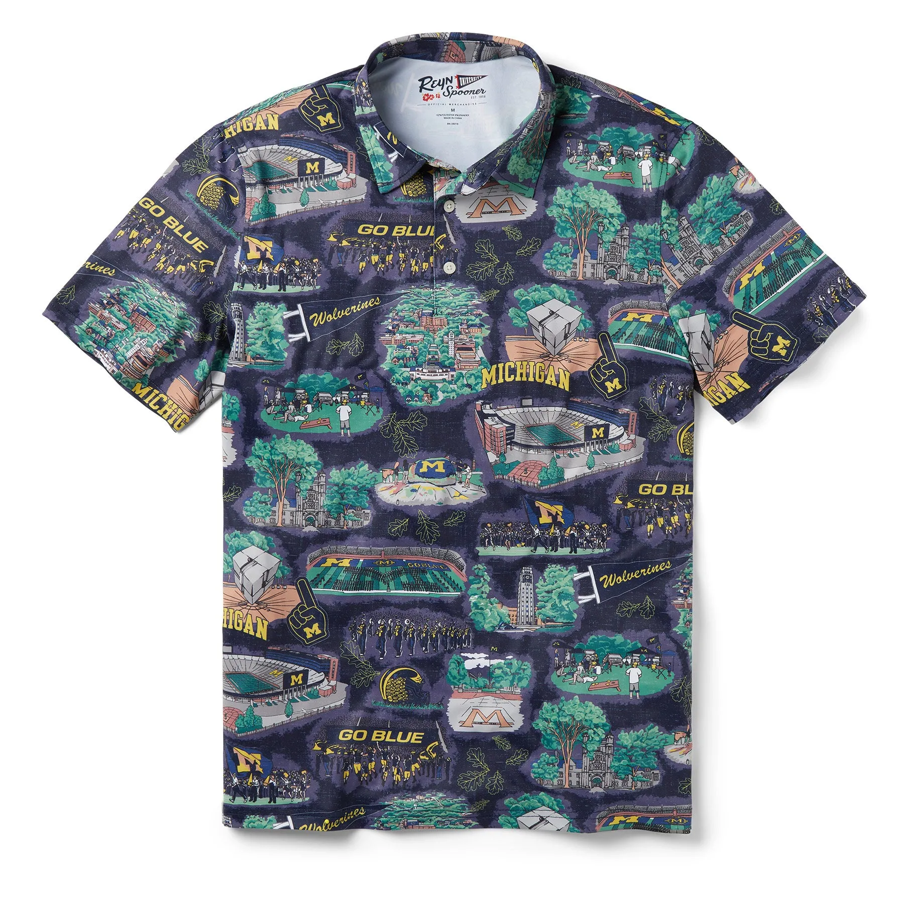 UNIVERSITY OF MICHIGAN SCENIC PERFORMANCE POLO