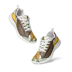 Vibrant Colored Leaves Mens Athletic Shoes