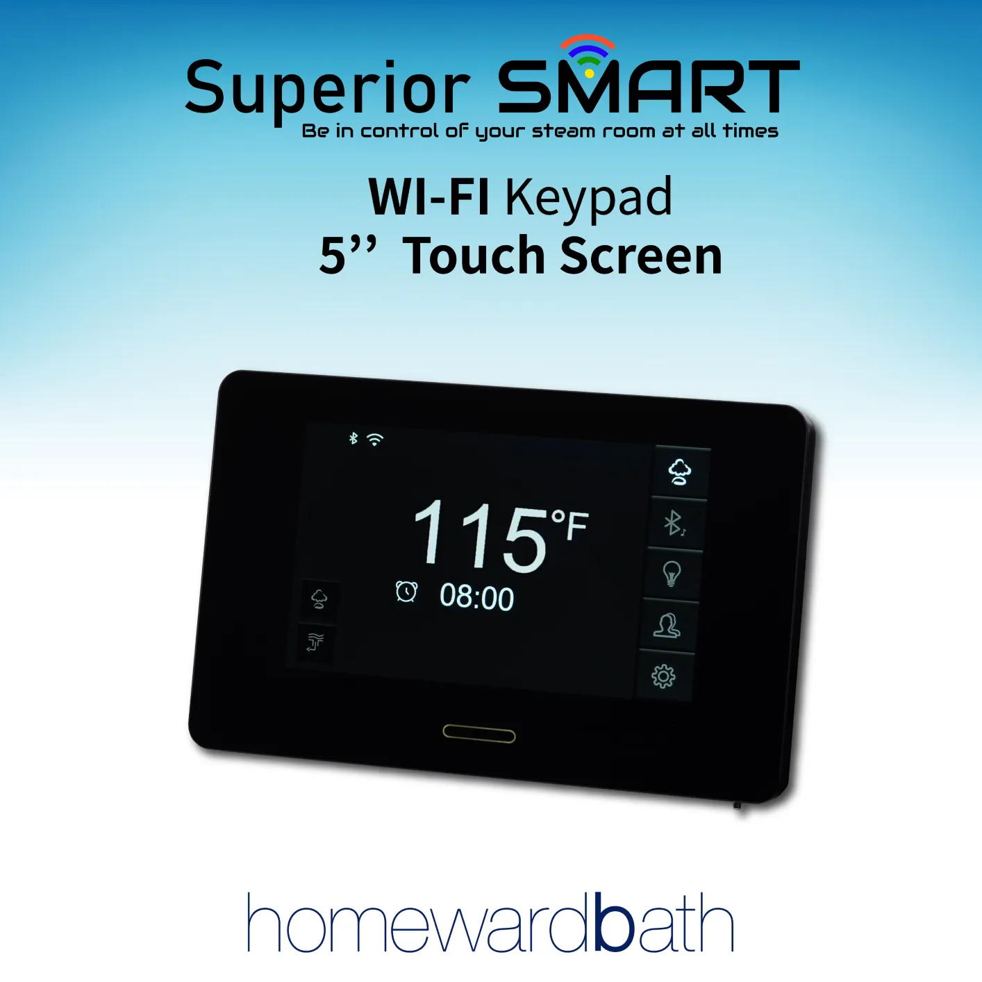 WiFi Superior SMART Steam Shower Generator Kit 12kW
