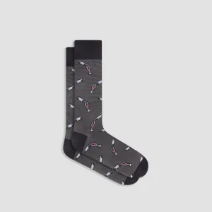 Wine Pour Mid-Calf Socks