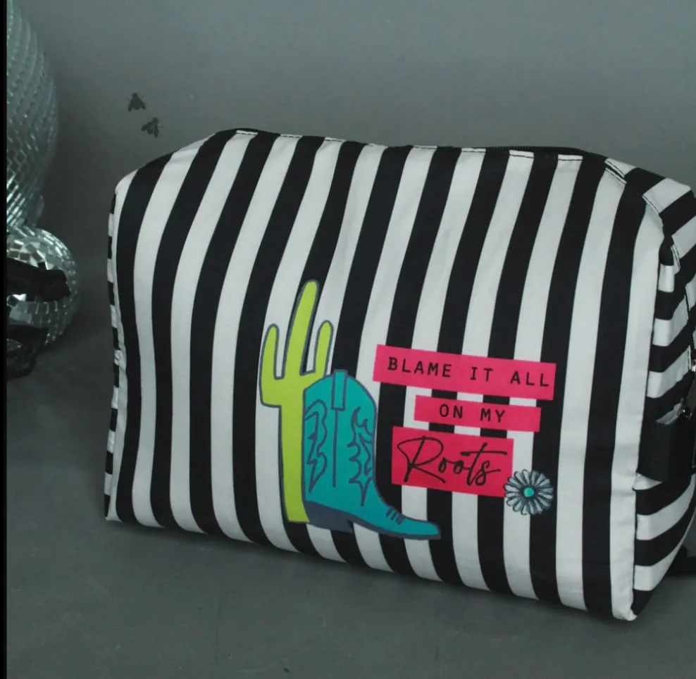 XL striped CACTUS TRAVELER bag