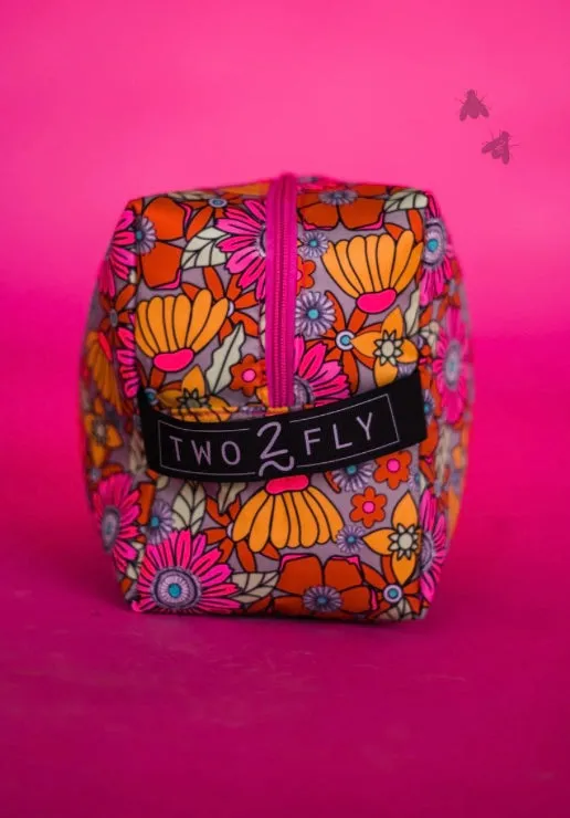 XL striped FLORAL TRAVELER bag