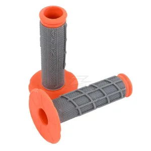 Zeta Race Grip STD Closed End Orange / Grey